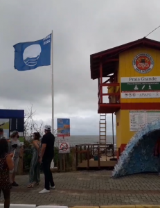 Bandeira Azul Três praias de Penha foram aprovadas para receber a