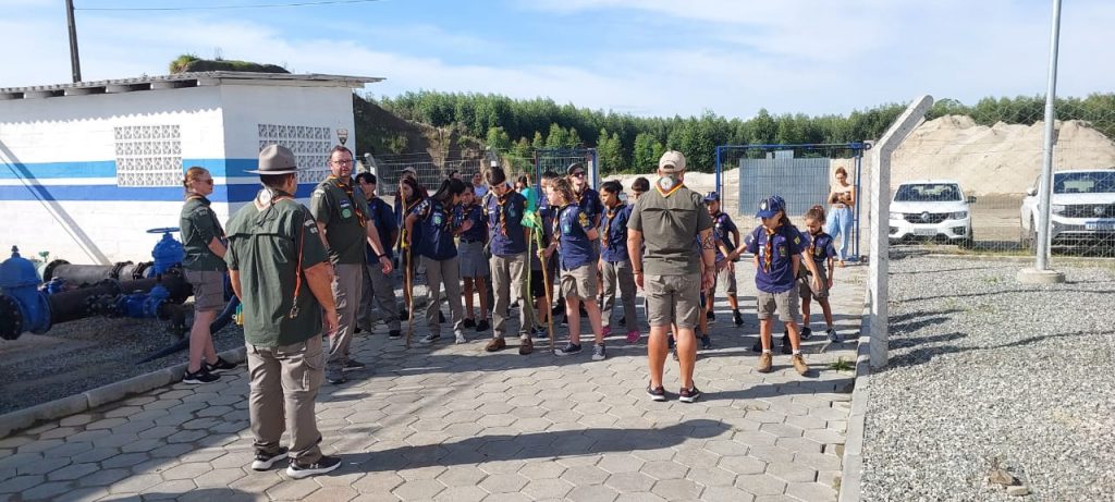 Em Alus O Ao Dia Mundial Da Gua Grupo Escoteiro Baden Powell Visitou