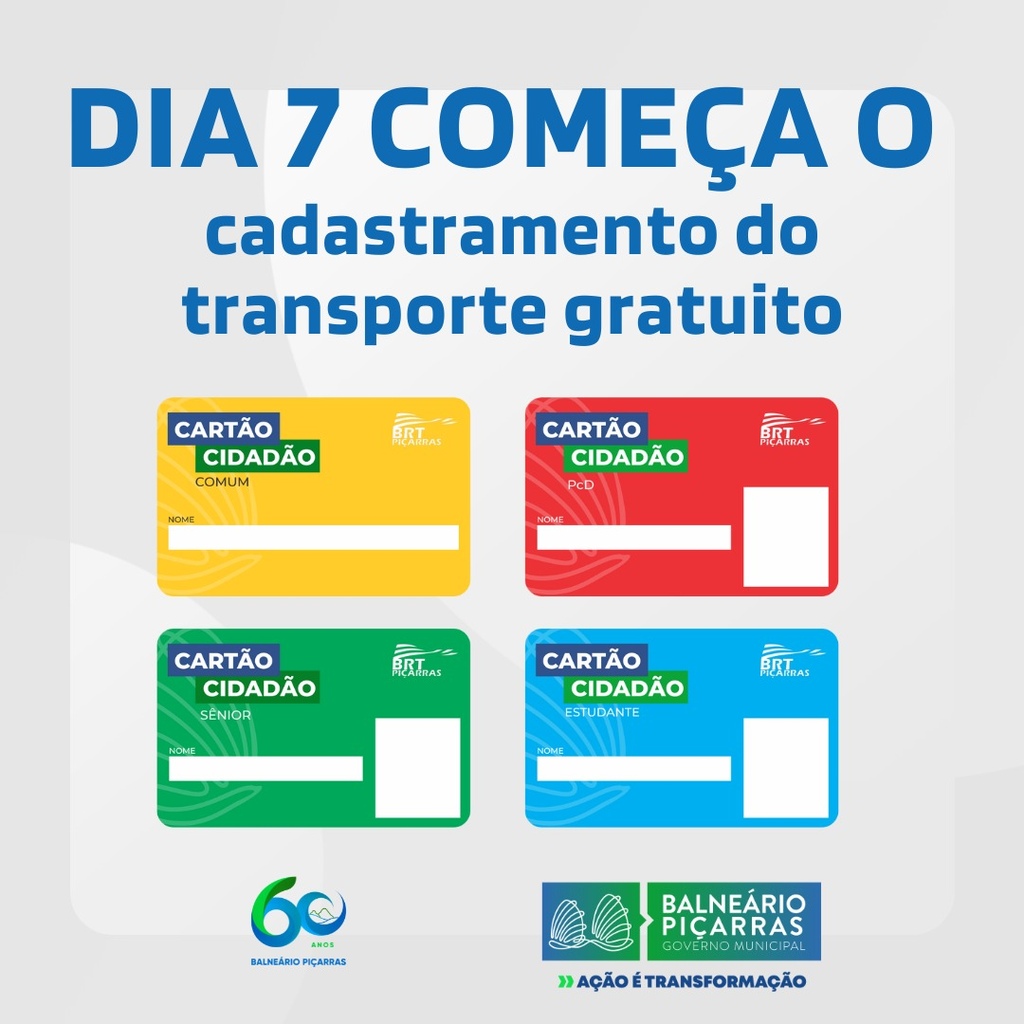 Cadastro obrigatório para uso do transporte público de Balneário