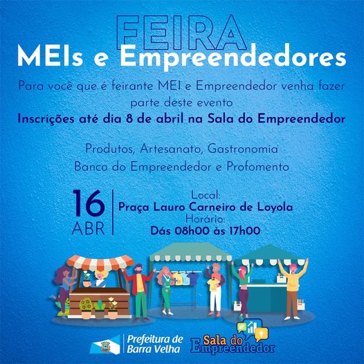 Barra Velha Abre Inscrições Para A 1ª Feira Do Empreendedor Do Município Penha Online 6633