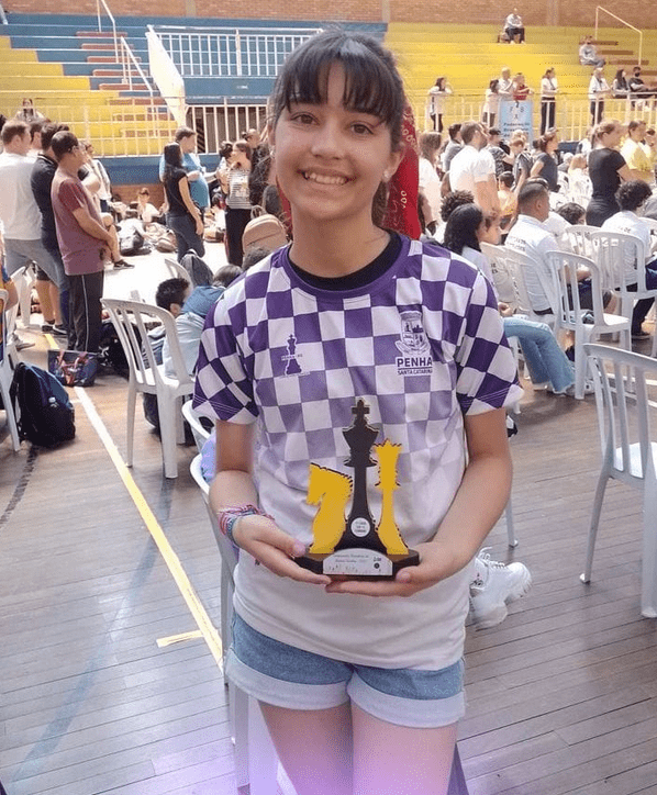 Enxadrista de Penha é tricampeã do Campeonato Brasileiro de Xadrez Escolar  Jornal do Comércio