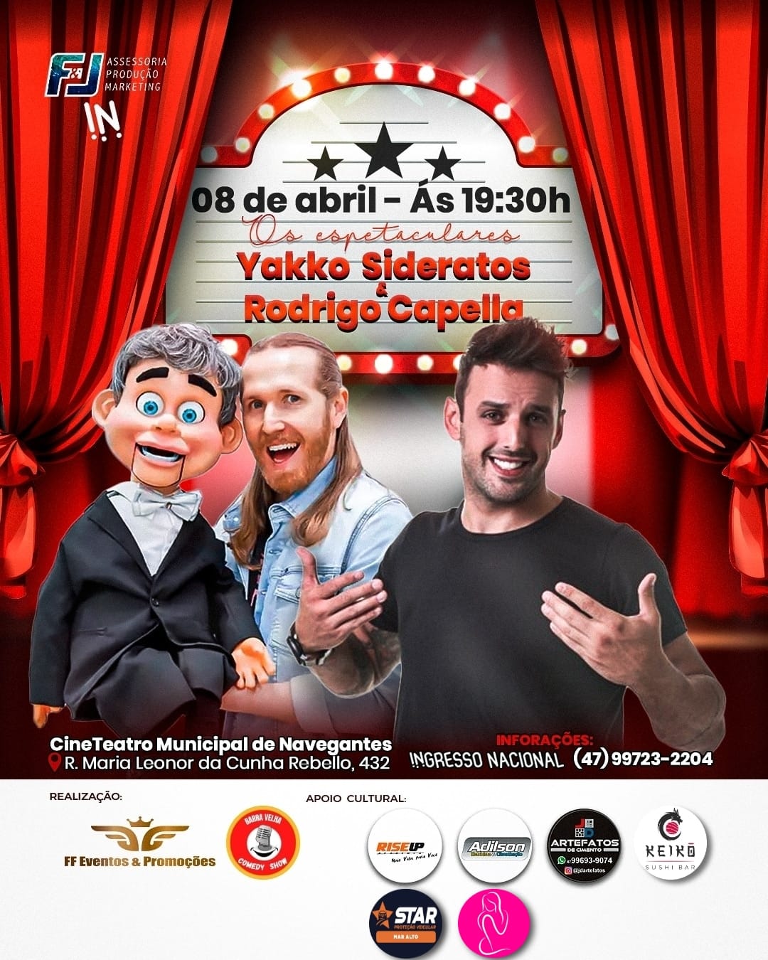 É hoje! Show de Humor, É hoje! No Parangaba é Show de Humor desta  terça-feira, a diversão estará garantida com a humorista Skolástica! 🤣 A  apresentação será às 19h, no piso