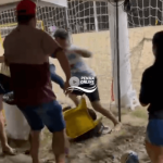 [VÍDEO] Secretário de Penha é agredido durante jogo de futebol de areia do campeonato municipal