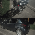 Homem ficou em estado grave após acidente entre motocicleta e automóvel na Transbeto