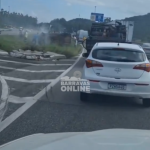 [VÍDEO] Acidente seguido de capotamento na BR-101 deixou motorista ferido nesta manhã de segunda-feira