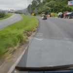 [VÍDEO] Morador de Penha reclama que recapeamento da Transbeto não resolveu problema antigo da rodovia