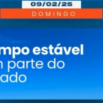 [VÍDEO] Previsão do tempo para Santa Catarina: domingo, 09 de fevereiro de 2025