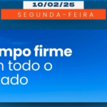 [VÍDEO] Previsão do tempo para Santa Catarina: segunda-feira, 10 de fevereiro de 2025