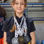 Aos 11 anos, atleta penhense faz bonito no 30º Campeonato Catarinense de Kung Fu e traz três medalhas para Penha