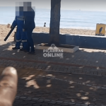 [VÍDEO] Conduta de funcionário da limpeza do calçadão de Balneário Piçarras deixa morador indignado