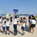 Escolas municipais de Navegantes recebem ação de conscientização sobre uso de pipas