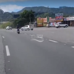 [VÍDEO] Scooter elétrica é flagrada transitando pela BR-101, em Penha