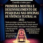 Penha: LD Casa das Artes tem evento na noite desta quinta-feira (19)
