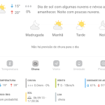 Previsão do tempo para Penha: quarta-feira, 11 de junho 2025