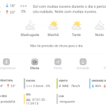 Previsão do tempo para Penha: quarta-feira, 18 de junho 2025
