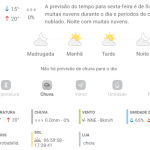 Previsão do tempo para Penha: sexta-feira, 13 de junho 2025