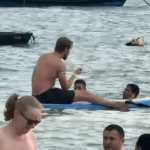 [VÍDEO] Penha: banhistas se revoltam e registram consumo de drogas em praia no meio de famílias