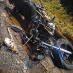 Penha: motoqueiro se acidenta com gravidade no viaduto da Santa Lídia