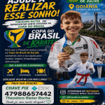 Família de atleta penhense lança campanha por sua participação em campeonato brasileiro