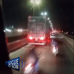 [VÍDEO] Motorista de caminhão faz alerta sobre motoqueiros de têm conduta irresponsável na BR-101
