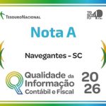 Navegantes conquista nota A em ranking do Tesouro Nacional
