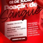 Penha promove ação de doação de sangue no dia 2 de julho