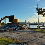 Revitalização da Praça do Coreto já está em andamento em Penha