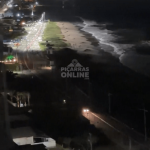 [VÍDEO] Apagão: orla tomada por postes em Balneário Piçarras está no escuro