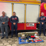 Corpo de Bombeiros Militar de Penha recebe equipamentos para reforçar atuação em eventos climáticos