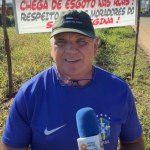 [VÍDEO] Penha: moradores de loteamento protestam contra a Águas de Penha