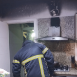 Princípio de incêndio em residência mobiliza bombeiros no Centro de Penha