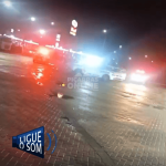 [VÍDEO] Foragido da Justiça tenta escapar da polícia pela BR-101 mas acaba preso em posto de combustíveis
