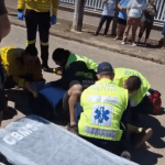 [VÍDEO] Acidente de trânsito mobiliza bombeiros e agentes de trânsito em Penha