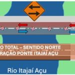 Obras na ponte sobre o Rio Itajaí-Açu terão operação de desvio noturno na BR-101 nas noites de 13, 14 e 15 de outubro