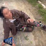 [VÍDEO] Penha: mulher se acidenta com scooter após enroscar em fio solto